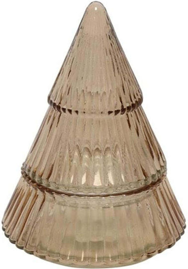 Atmosphera Christmas Brown Candlestick 16.5x12cm