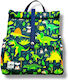 The Lunch Bags Σχολικό Ισοθερμικό Τσαντάκι Φαγητού Χειρός 8lt Μπλε Δεινόσαυροι 26x19x28cm