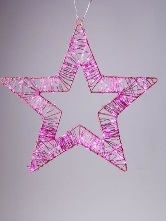 Eurolamp Metal Illuminated Christmas Decorative Star 35x35x35cm