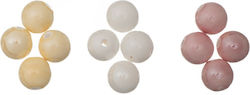 Mărgea Ceramică 14mm/50buc E79 Albă
