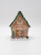 Eurolamp Christmas Illuminated Decorative Wooden House Brown with Battery 16x12.5x10.5cm.