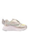 Kids Sneakers with Scratch & Lights Silver