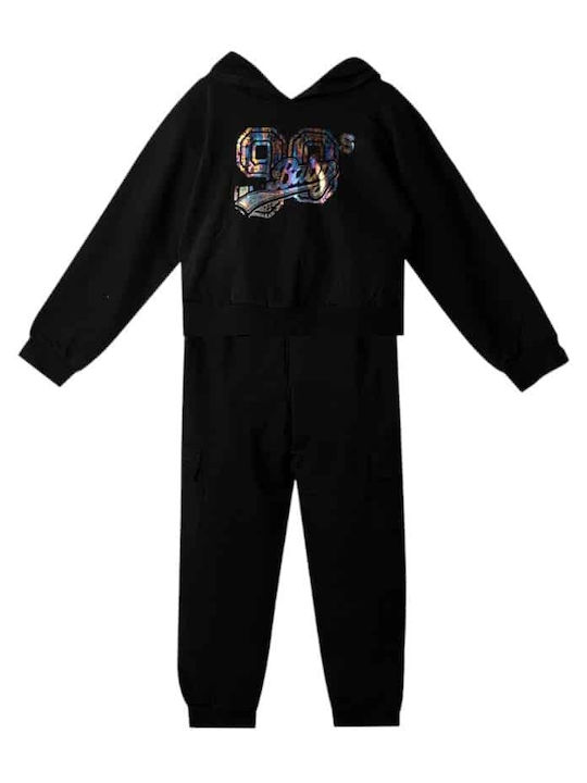 Kids Sweatpants Set Black 2pcs