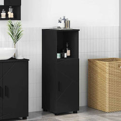 vidaXL Cabinet de baie L30xA35xÎ95cm Negru