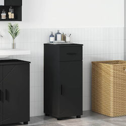 vidaXL Cabinet de baie L30xA35xÎ80cm Negru