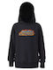Fleece Παιδικό Φούτερ με Κουκούλα Black Rival