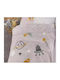 Nef-Nef Homeware Decke Wickeltücher für Kinderzimmer My Universe Samt Gray 75x100cm