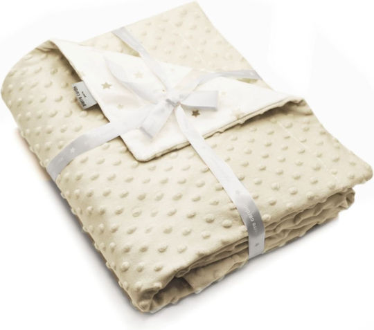 Pierre Cardin Pătură Spania Pepinieră Swaddling pături Soft Fleece Bej 80x110cm
