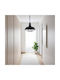 VenCore Pendant Light Black with Rope for Socket E27 36x36x30cm