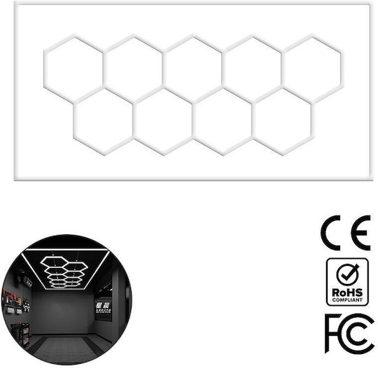 VenCore LED Panel 886W με Ψυχρό Λευκό Φως 6500K