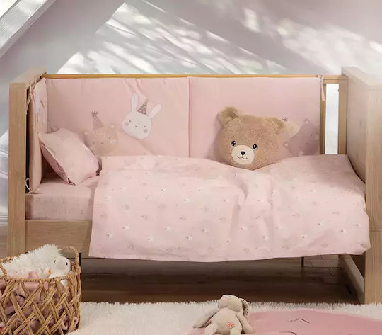 Nef-Nef Homeware Set Special Party Pink 120x170cm