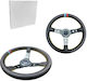 Racing Car Steering Wheel with 35cm Diameter Yellow/Yellow