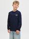 Kinderhemd Langarm Sky Captain Dark Blue