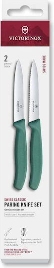 Victorinox Swiss Classic Messer Allgemeine Verwendung aus rostfreiem Stahl 10cm 2Stück