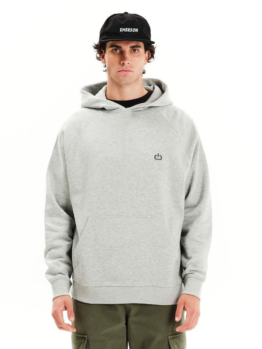 Graues Sweatshirt mit Kapuze 252.EM20.51