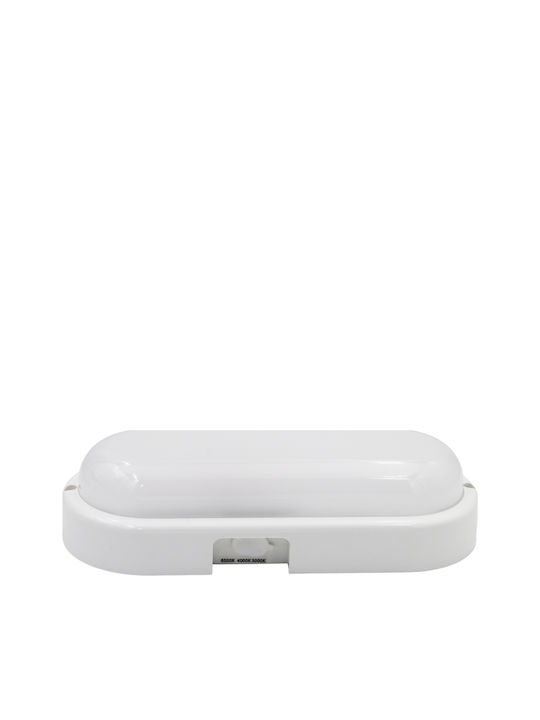 Adeleq Wall-Mounted Bulkhead Outdoor LED IP65 20W With Adjustable White Light 10x23x5cm