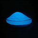 Blaues Phosphoreszierendes Pigment Das Blau Leuchtet