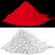 Unsichtbares Fluoreszierendes Rotes Bastelfarbe