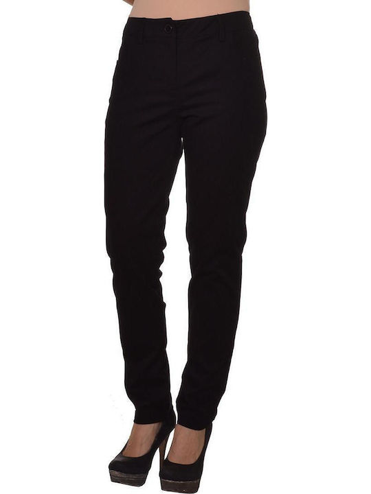 Maki Philosophy Women's Fabric Trousers Blue