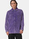 Long-sleeved Corduroy Shirt Purple Haze