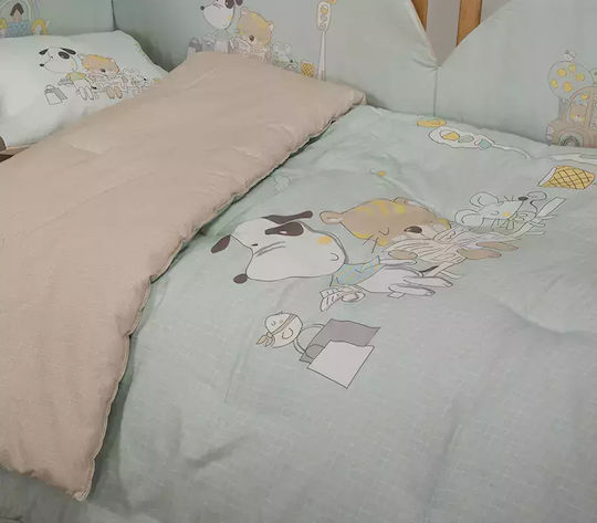 Πάπλωμα Κούνιας Life In City Nef-nef Homeware