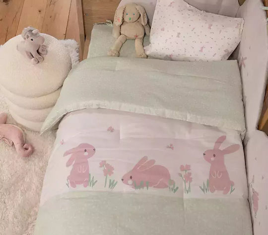 Πάπλωμα Κούνιας Country Bunny Nef-nef Homeware