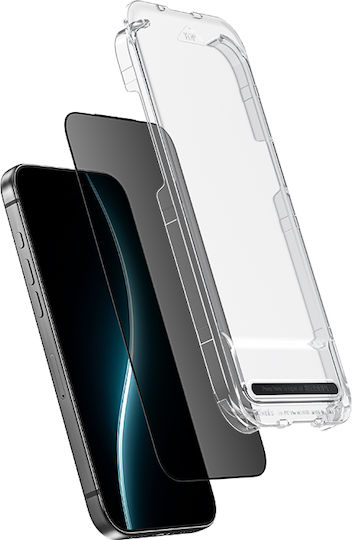 Benks Privacy Tempered Glass Μαύρο (iPhone 17, iPhone 16 Pro, Benks)