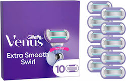 Gillette Venus Extra Smooth Swirl Refills 10 Pcs