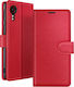 Zanaé Wallet Case Galaxy Xcover 5 Stand Magnetic Tab Red