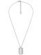 Fossil Chain Neck made of Stainless Steel Length 56cm