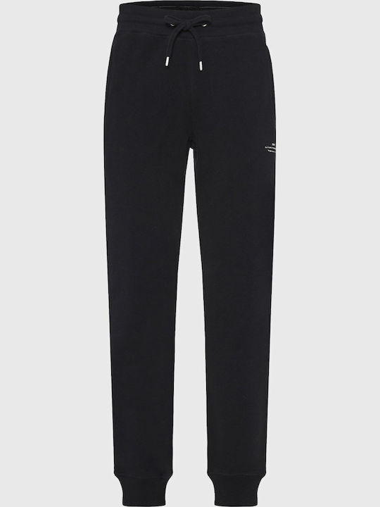 Funky Buddha Sweatpants with Elastic Black
