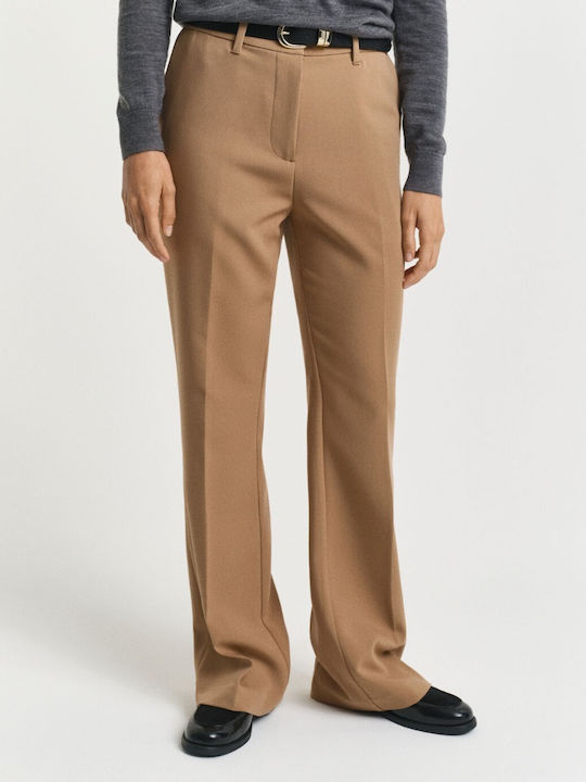 Gant Women's Pantaloons in Slim Fit Beige