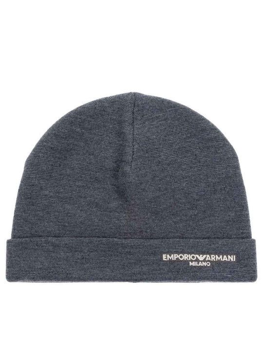Beanie Unisex Beanie Knitted in Gray color