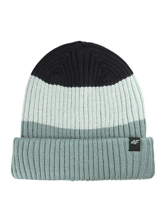 Beanie Männer Beanie Gestrickt in Türkis Farbe
