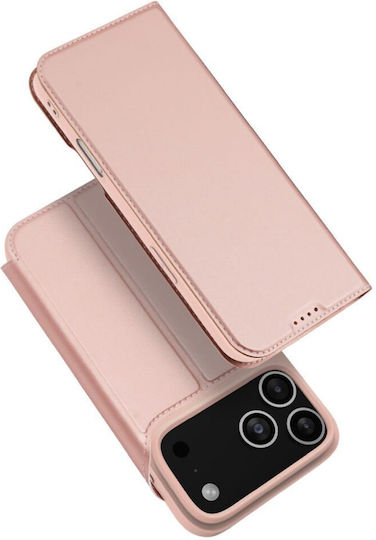 Dux Ducis Портмоне Кожа / Силикон Розов (iPhone 17 Pro Max)