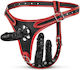 Fetish Collection Triple Dildo Strap-on Harness
