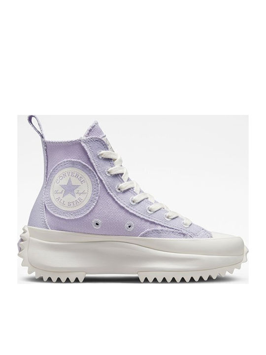 Converse Run Star Hike Platform Γυναικεία Sneakers Μωβ A06101C