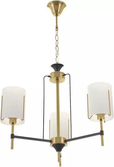 Candelabru Kappa Auriu Mat Elbulgaria 3xe14 4135/3 Gd