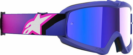 Children's Motocross Goggles Alpinestars Vision Youth Hollow Charcoal Fluo Yellow