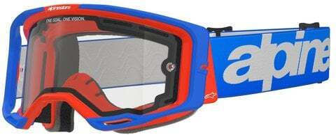 Μάσκα Μηχανής Motocross Alpinestars Vision 8 Woodmark Dual Pane Orange