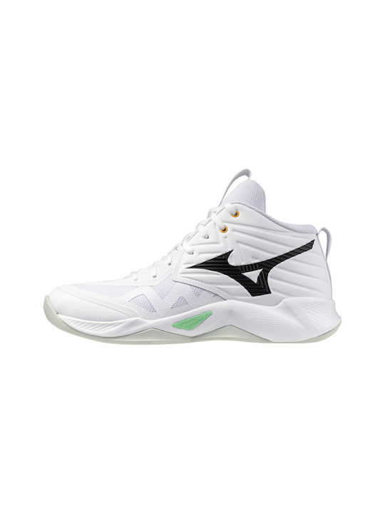 Momentum Pro Mid Мъжки Спортни обувки Волейбол White / Black / Frosted Emerald