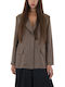 Black n Black Blazer pentru femei Sacou Maro