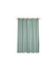 Nef-Nef Homeware Frosty Green Shower Curtain Fabric with Hooks 180x200cm Frosty Green