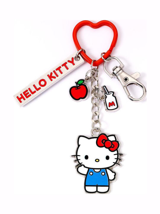 Hello Kitty Apple Keychain Charms