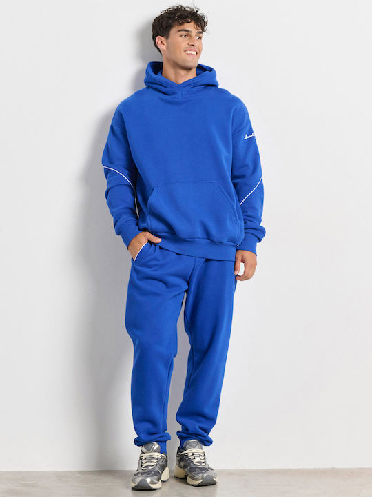 Sweatpants with Elastic Blue