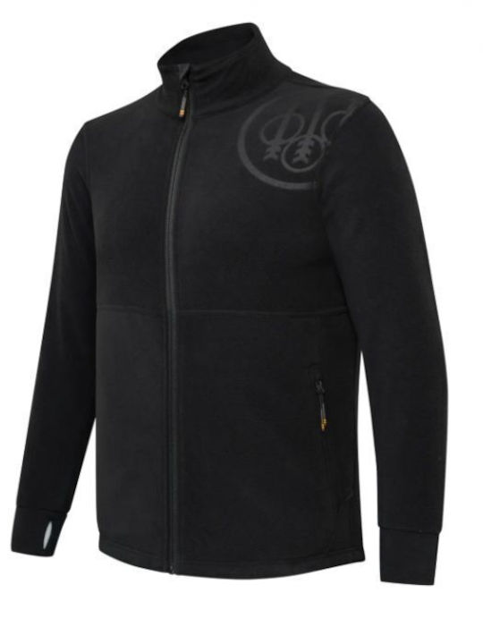 Beretta HP Logo Hunting Cardigan Fleece Black