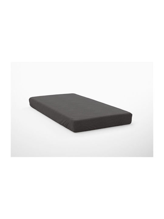 Dimcol Sheet Super-Double with Elastic 160x200+30cm. Exotic Line Anthracite