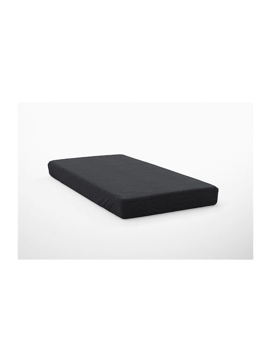 Dimcol Exotic Line Σεντόνι Ημίδιπλο με Λάστιχο 120x200+30εκ. Black