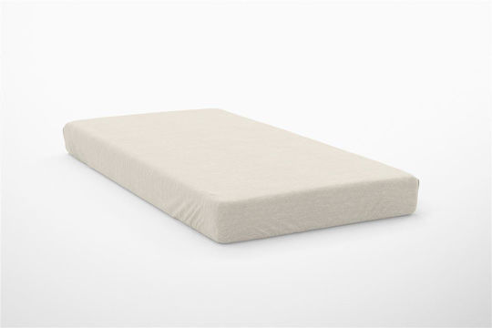 Dimcol Exotic Line Μονό 100x200+30εκ. με Λάστιχο Ecru