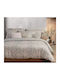 Nef-Nef Homeware Bettwäsche-Set Überdoppel 240x270cm. Demand Lilac 4Stück